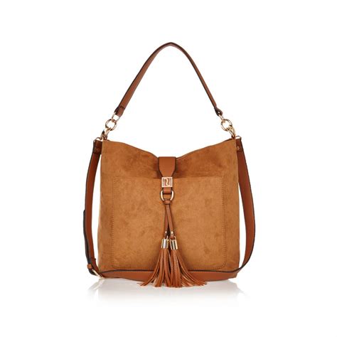 tan suede handbags uk